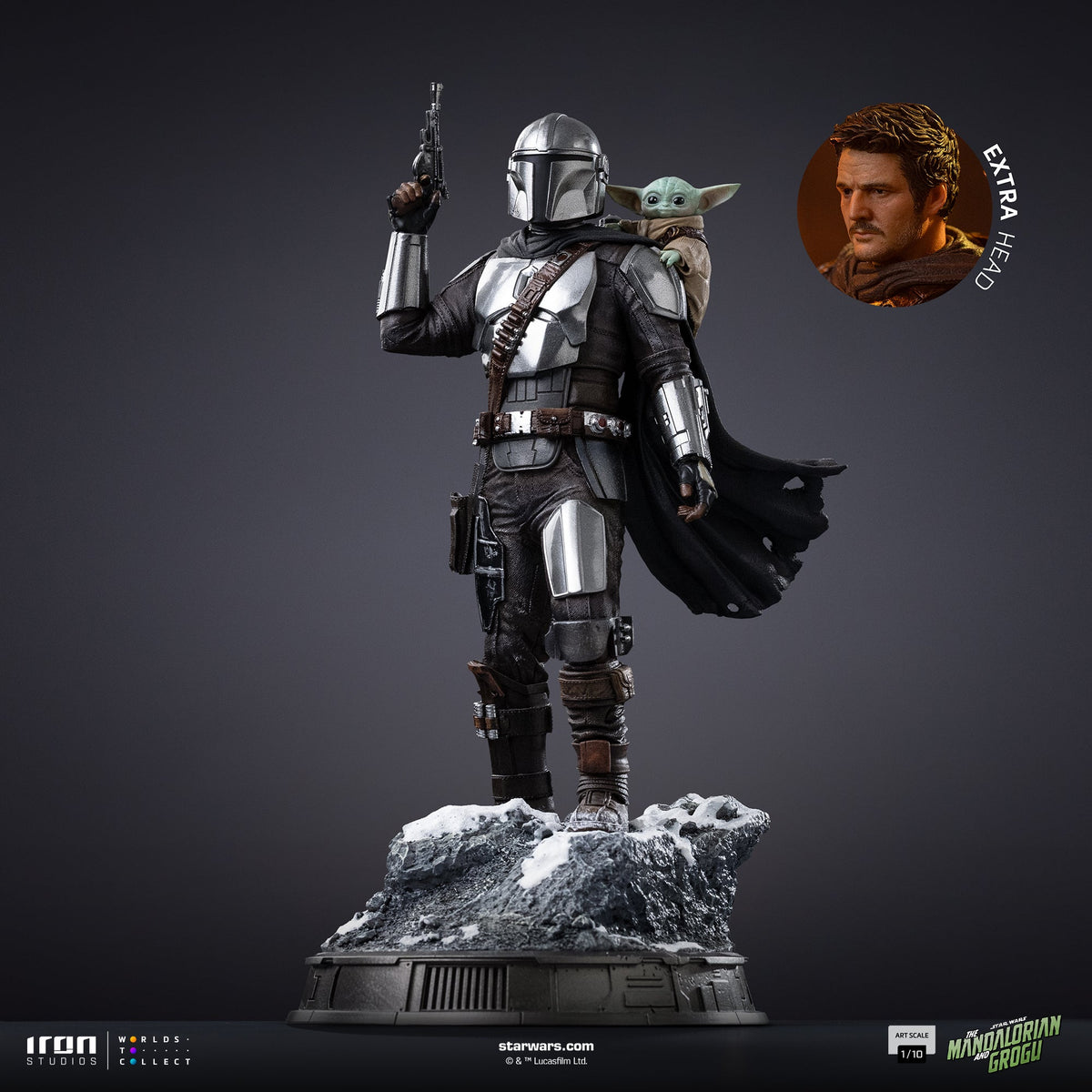 Mandalorian und Grogu Art Scale 1/10 Ausstellungsstatue - Iron Studios
