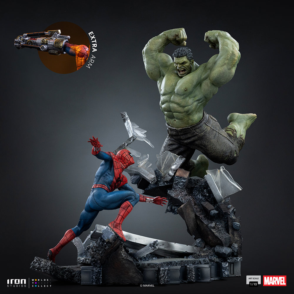Spider-Man vs Hulk Statue - Spider-Man: Brand New Day - Art Scale 1/10 - Iron Studios - Pre-Order