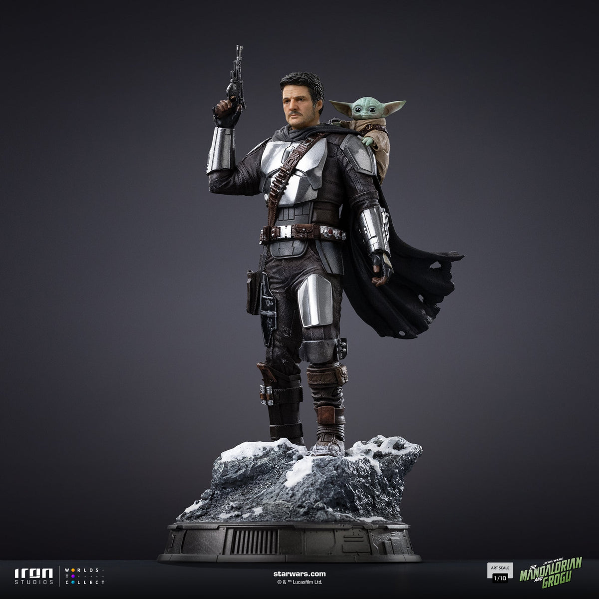 Mandalorian und Grogu Art Scale 1/10 Ausstellungsstatue - Iron Studios