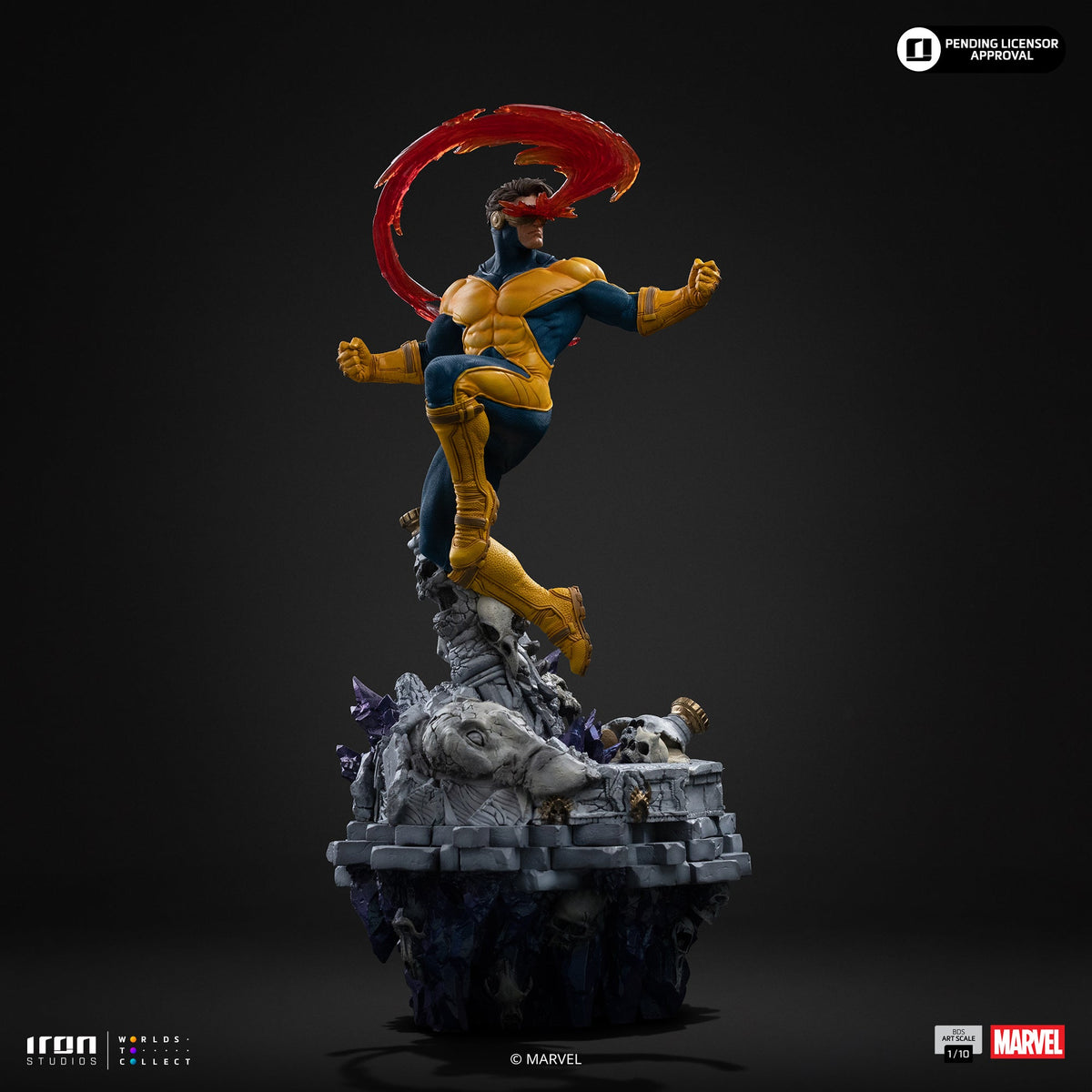 Statue d’exposition Art Scale 1/10 Cyclops Deluxe Infinity Gauntlet Diorama - Iron Studios