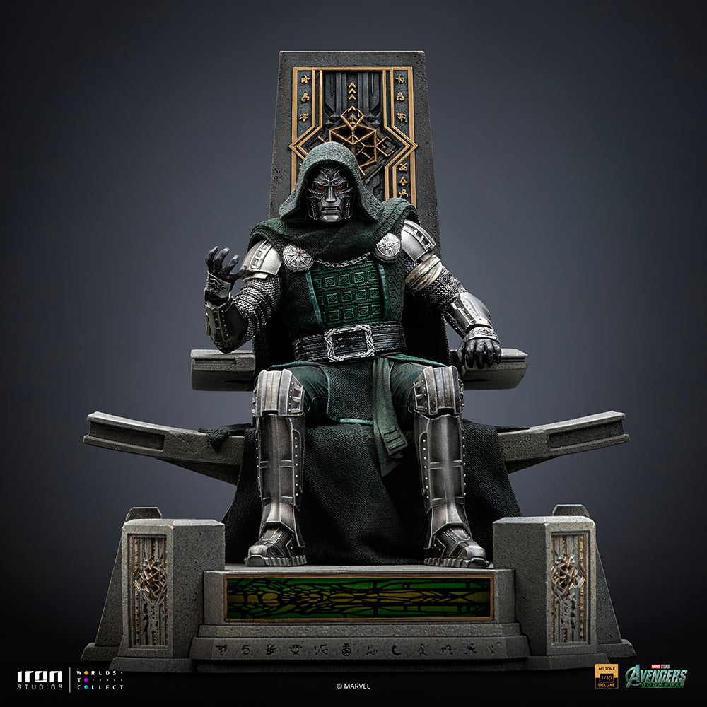 Doctor-Doom-Statue auf Thron - Avengers: Doomsday - Art Scale 1/10 - Iron Studios - Vorbestellung