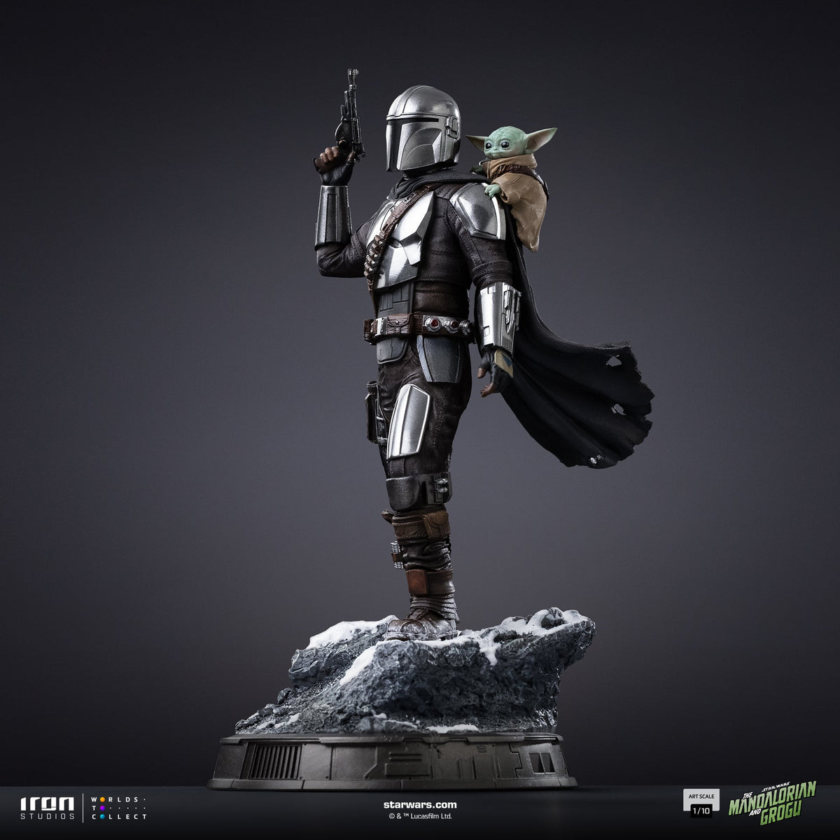 Mandalorian und Grogu Art Scale 1/10 Ausstellungsstatue - Iron Studios