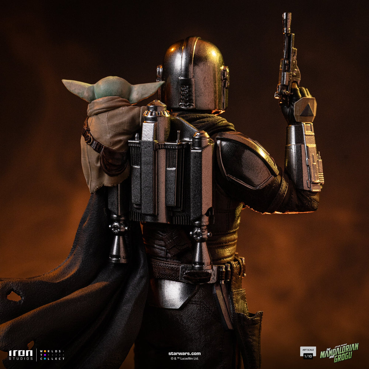 Mandalorian und Grogu Art Scale 1/10 Ausstellungsstatue - Iron Studios