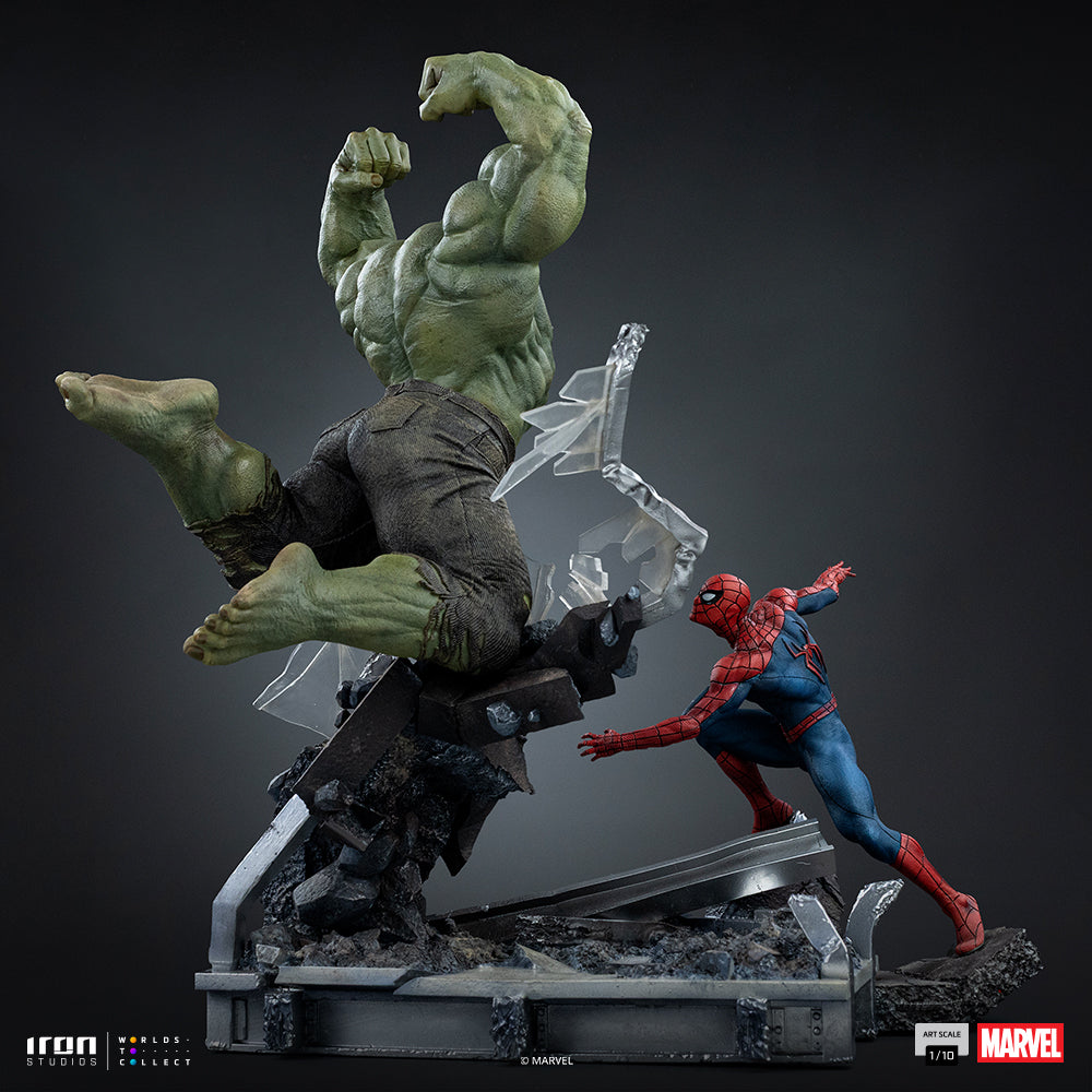 Spider-Man vs Hulk Statue - Spider-Man: Brand New Day - Art Scale 1/10 - Iron Studios - Pre-Order