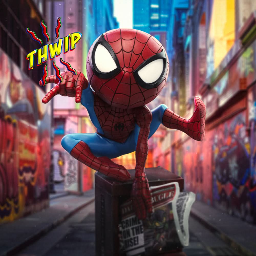Statue d’exposition MiniCo Spider-Man Comics - Iron Studios