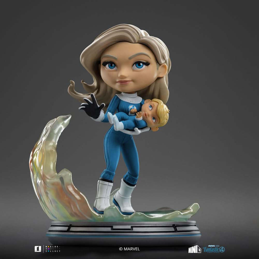 Statue MiniCo de la Femme invisible dans Les Quatre Fantastiques : Premiers pas - Iron Studios