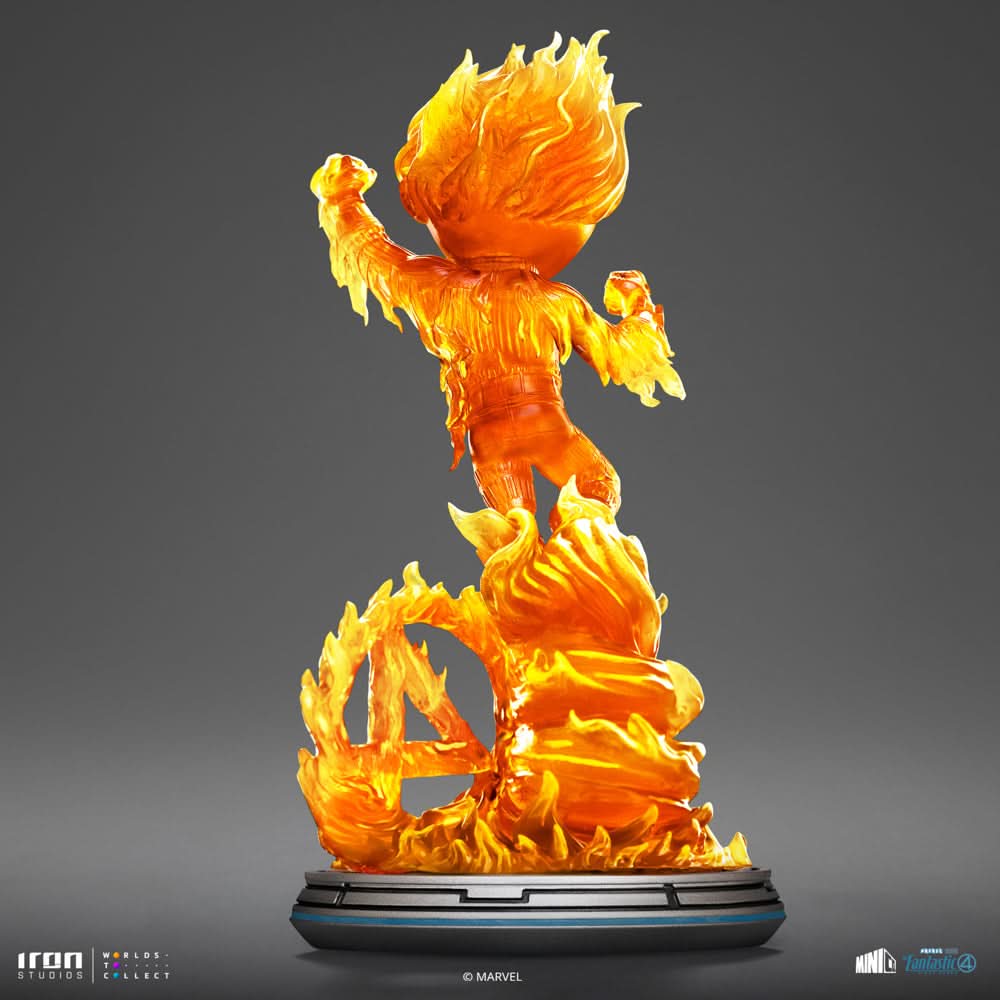 Statue MiniCo de la Torche humaine dans Les Quatre Fantastiques : Premiers pas - Iron Studios