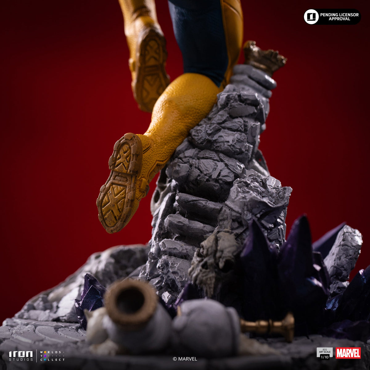 Statue d’exposition Art Scale 1/10 Cyclops Deluxe Infinity Gauntlet Diorama - Iron Studios