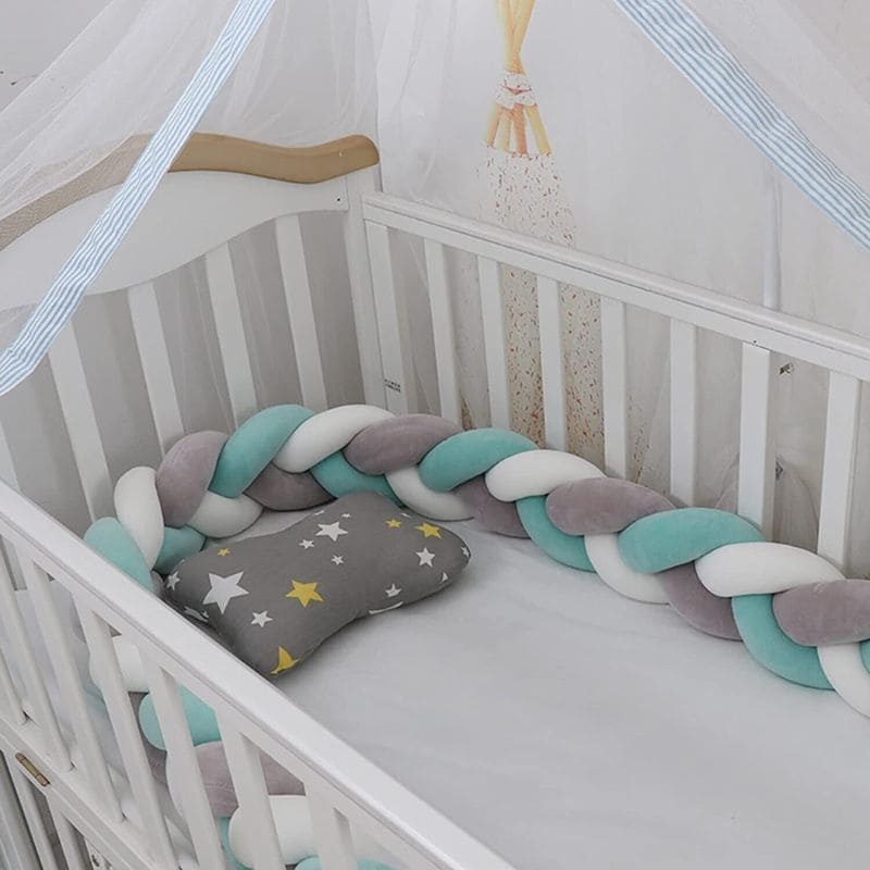 Braided Cotton Nursery Cushion, 1–4 m