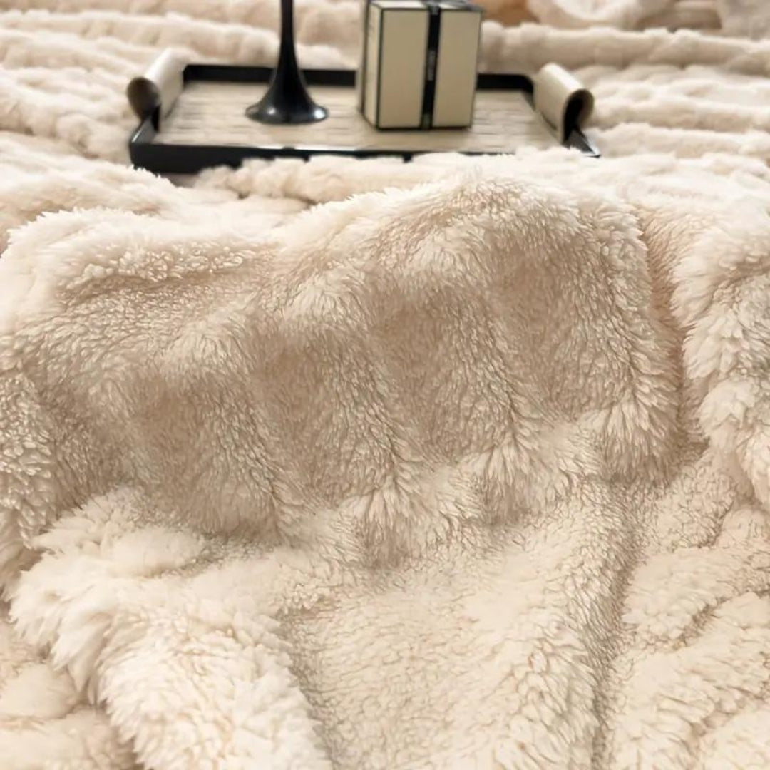 Gemütliche Cloud Haven Fleece-Wurfdecke für Wärme & Komfort