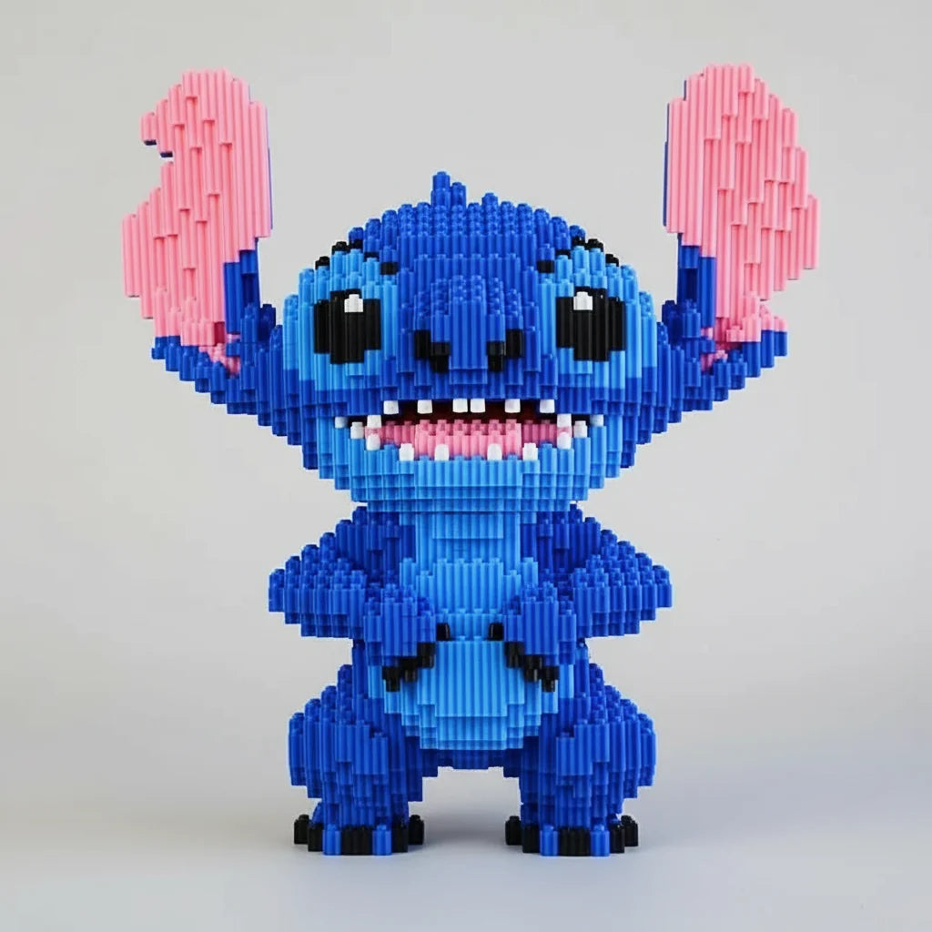 Blue Creature Building Block Set, 2,276 Pieces