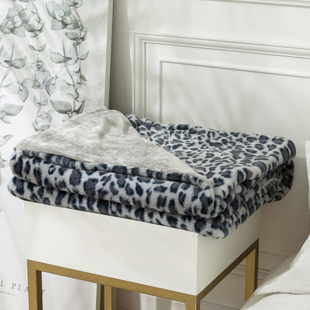 Plaid imprimé léopard Cozy pour la décoration intérieure et la chaleur