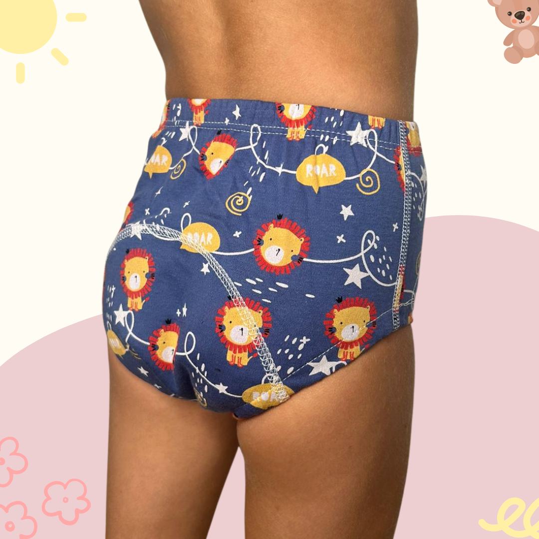 Toddler Reusable Potty-Training Pants with Absorbent Layers
