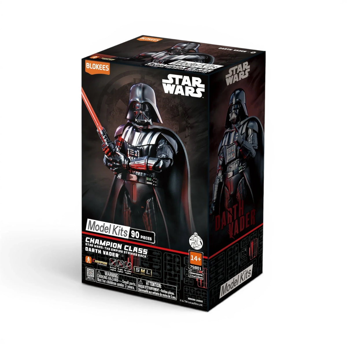 Darth Vader Articulated Model Kit - Blokees
