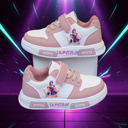 Kids' Colourful K-Pop Style Trainers