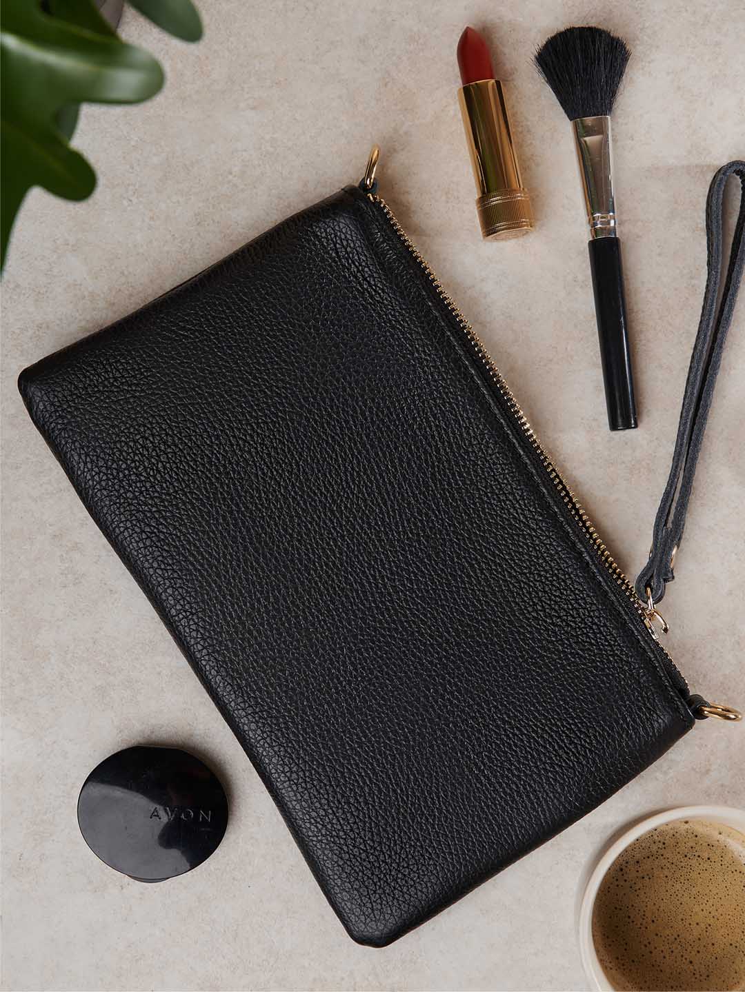 Eleganza Duo-Größe Leder-Clutch