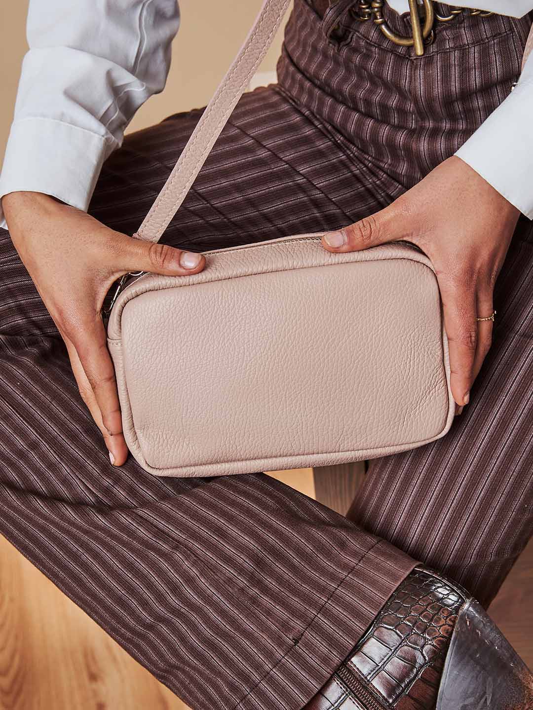 Mini Leder Umhängetasche Clutch