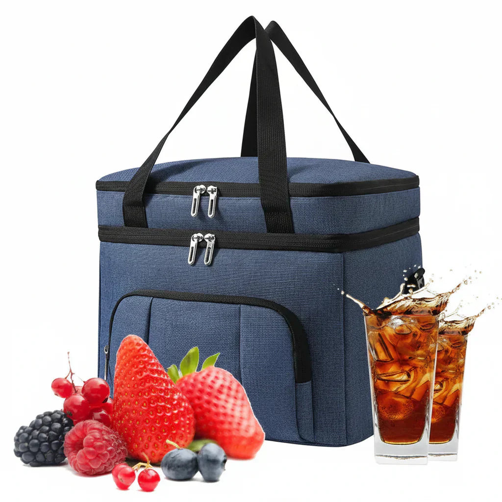 Multifunktionale Kühltaschen mit doppelten Schichten große Kapazität