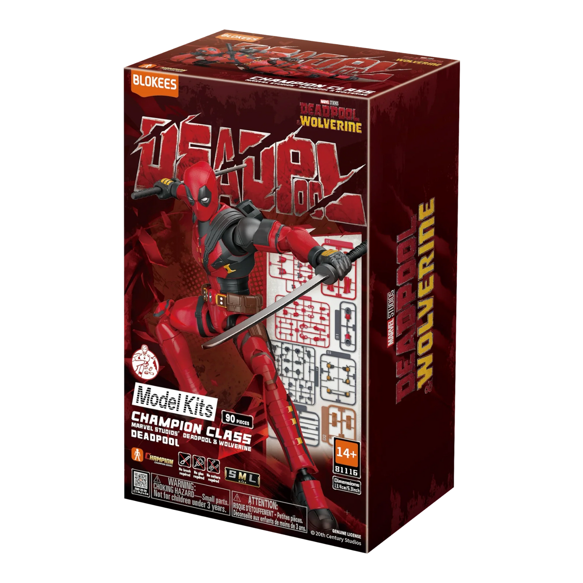 Deadpool beweglicher Modellbausatz - Blokees