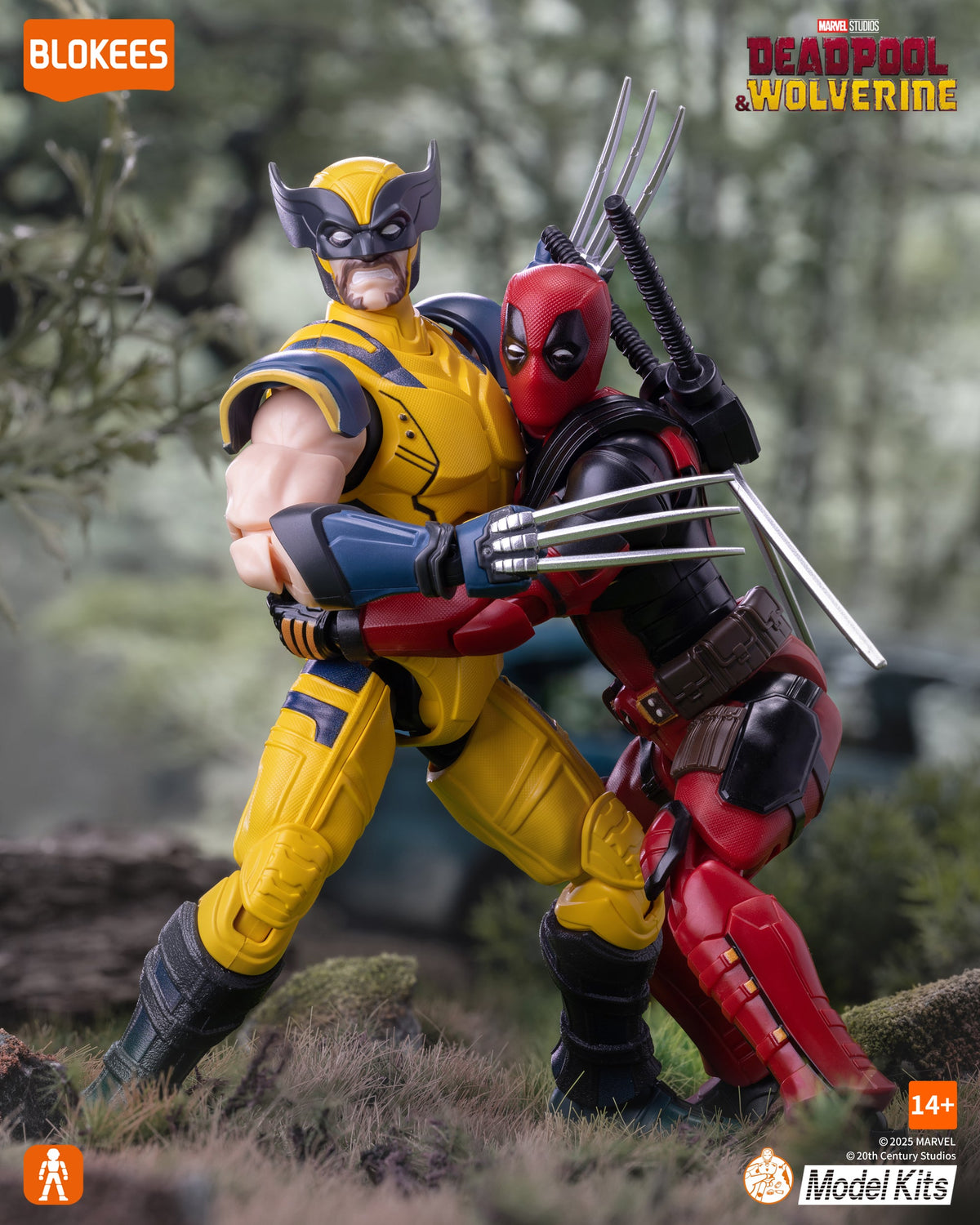 Deadpool beweglicher Modellbausatz - Blokees