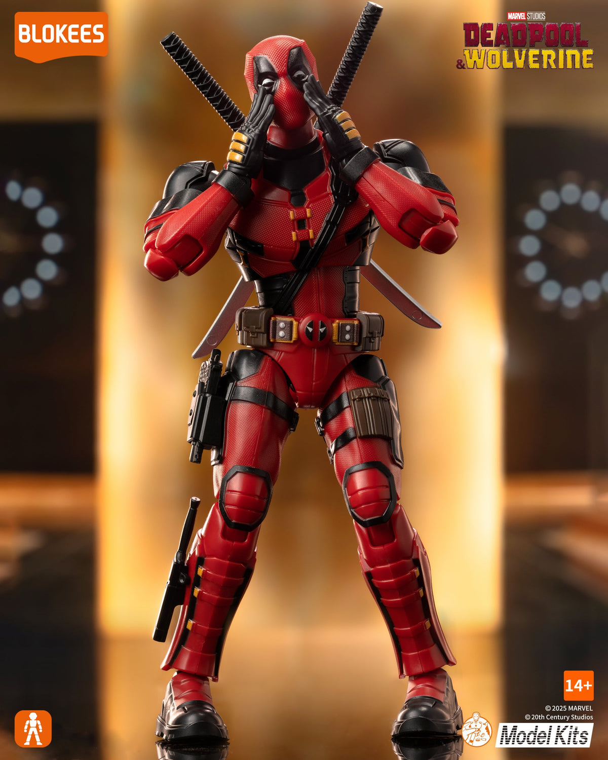 Deadpool beweglicher Modellbausatz - Blokees