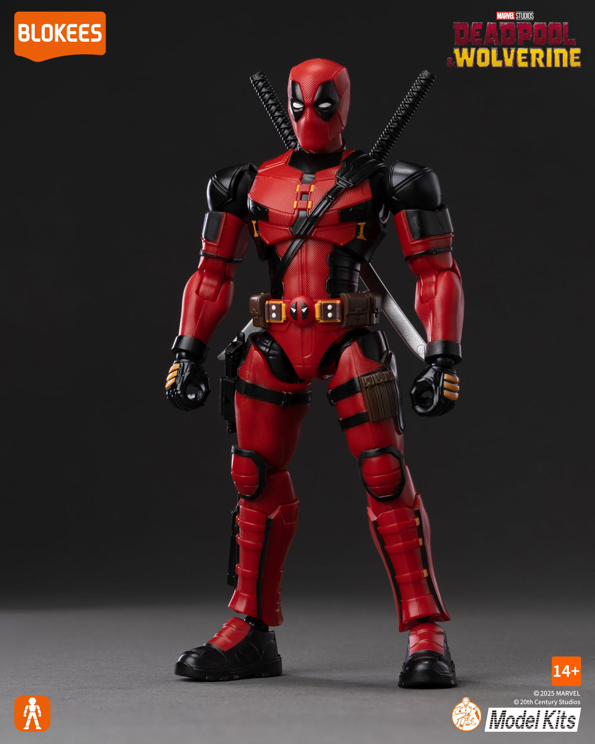 Deadpool beweglicher Modellbausatz - Blokees