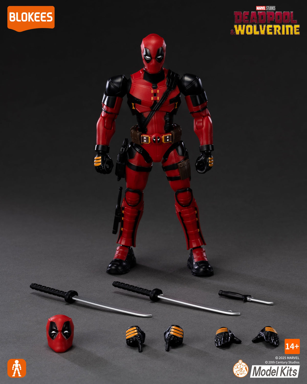 Deadpool beweglicher Modellbausatz - Blokees