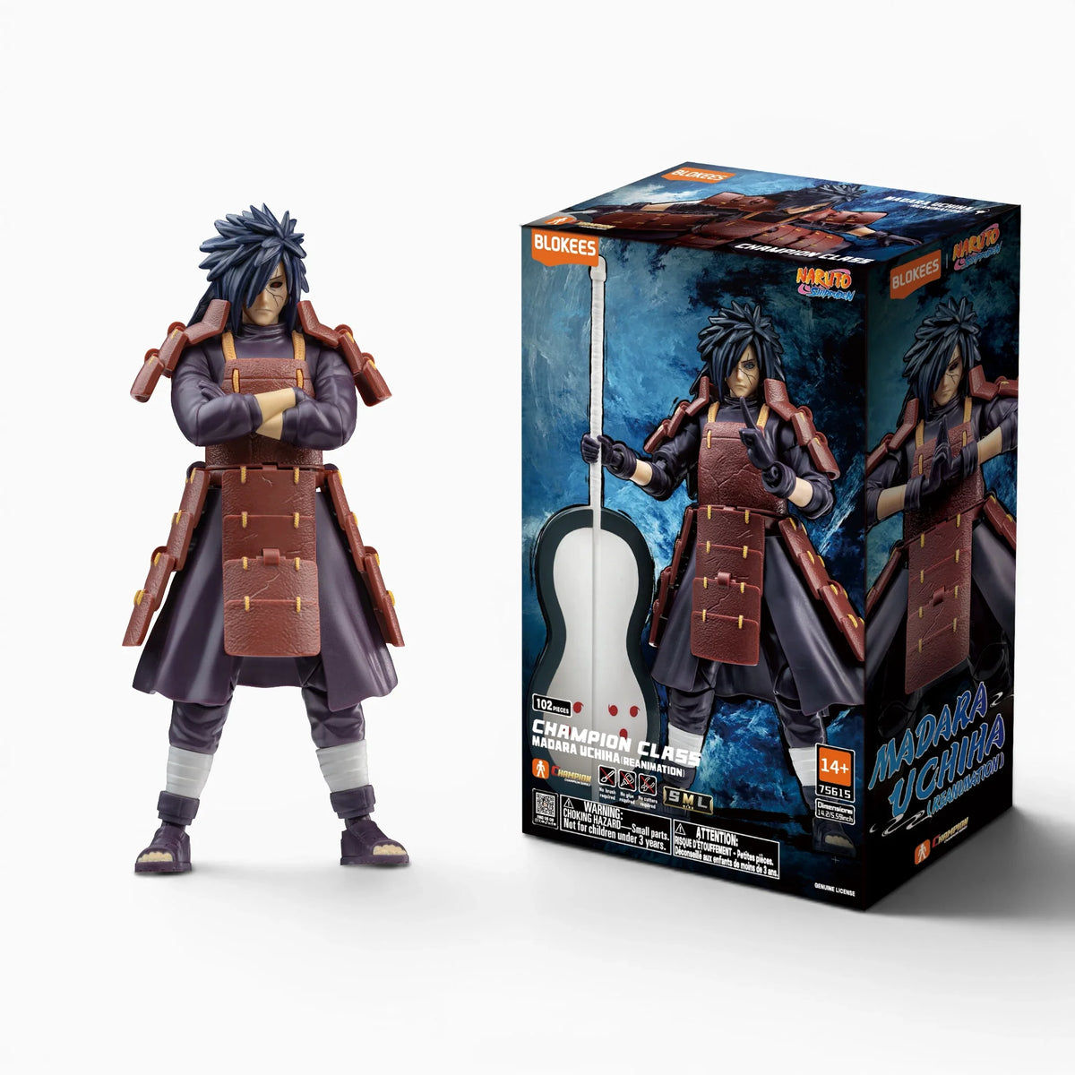 Naruto Madara Uchiha Articulated Model Kit - Blokees