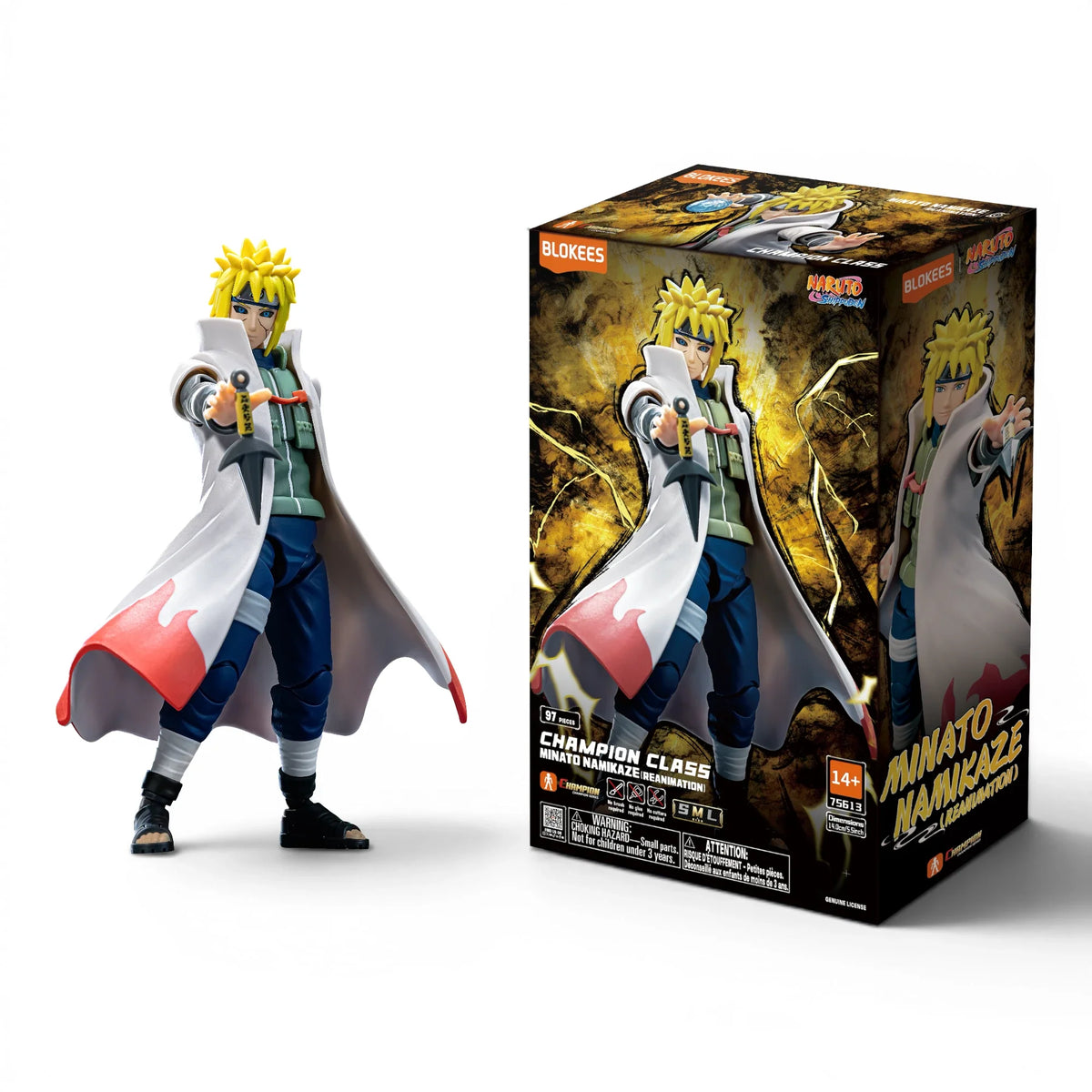 Naruto Minato Namikaze bewegliches Modellbauset - Blokees