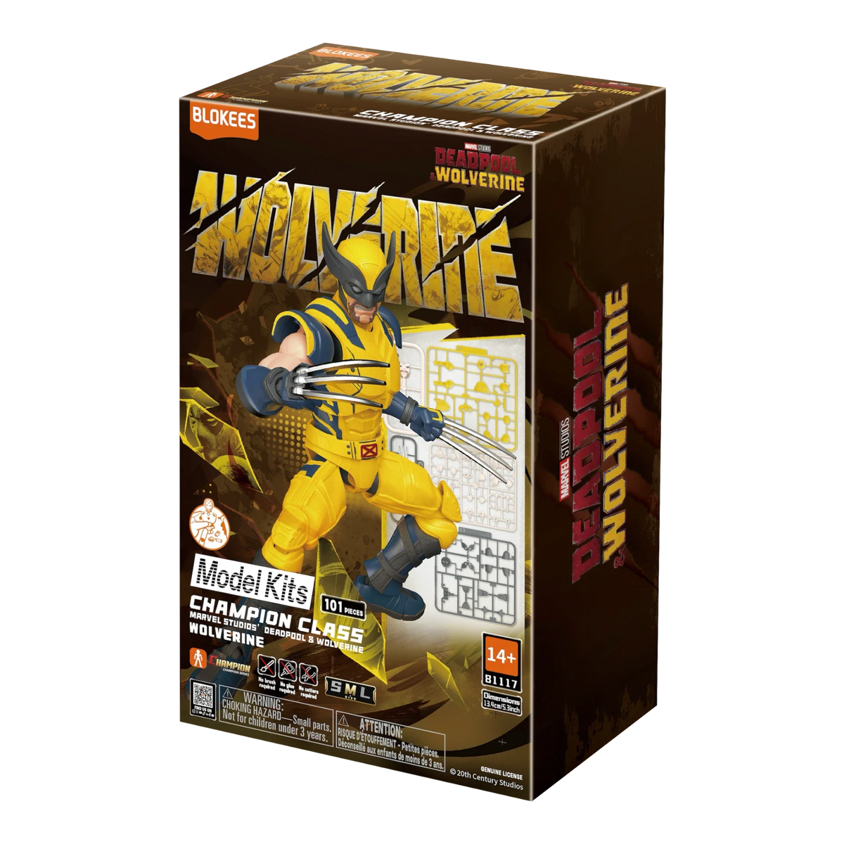 Wolverine beweglicher Modellbausatz - Blokees