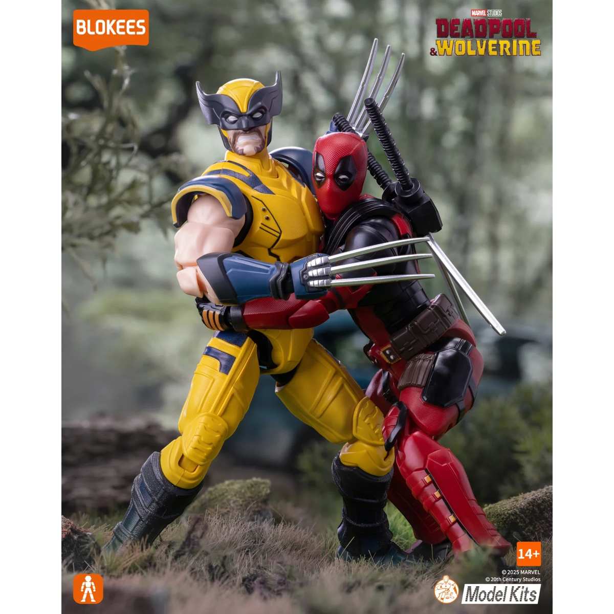 Wolverine beweglicher Modellbausatz - Blokees