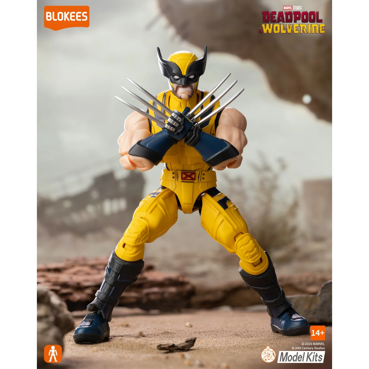 Wolverine beweglicher Modellbausatz - Blokees