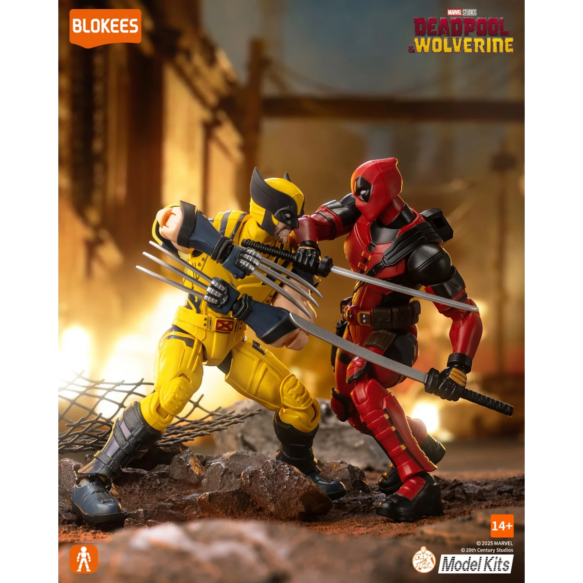 Wolverine beweglicher Modellbausatz - Blokees