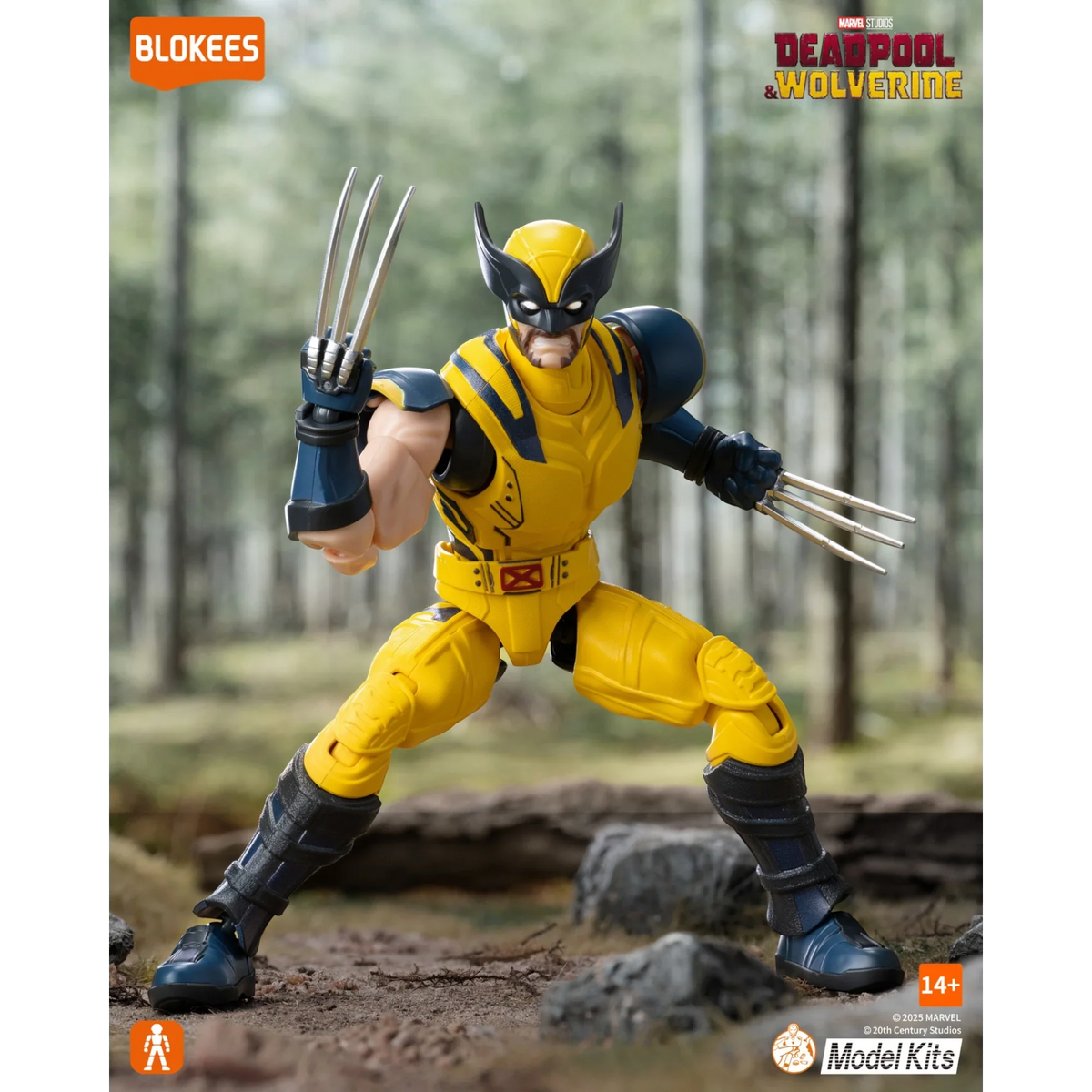 Wolverine beweglicher Modellbausatz - Blokees