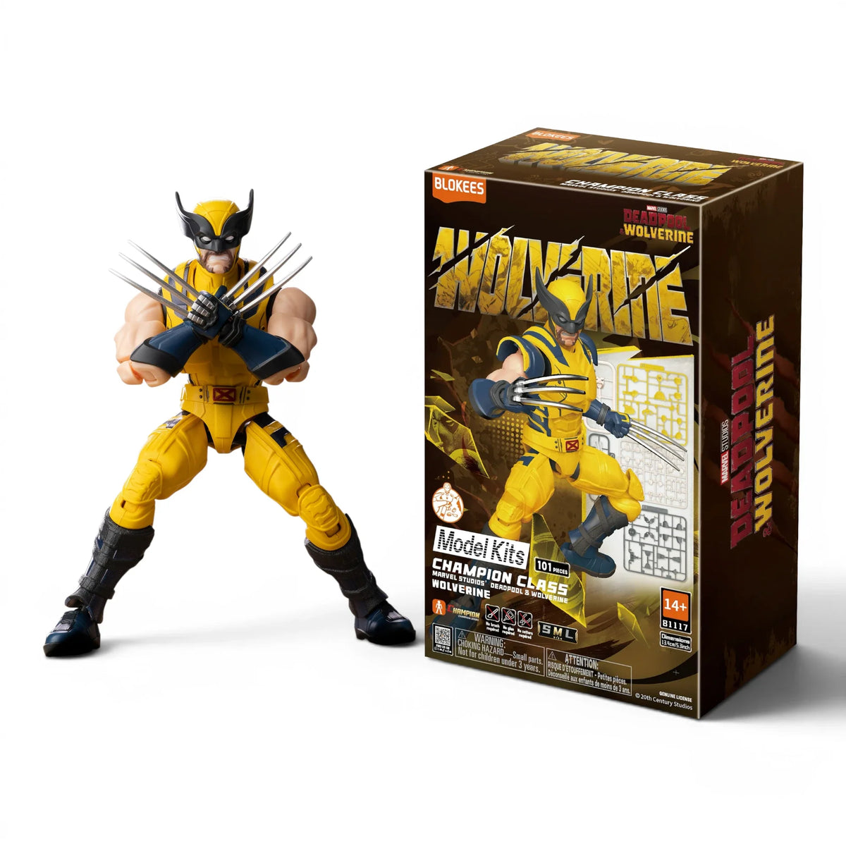 Wolverine beweglicher Modellbausatz - Blokees