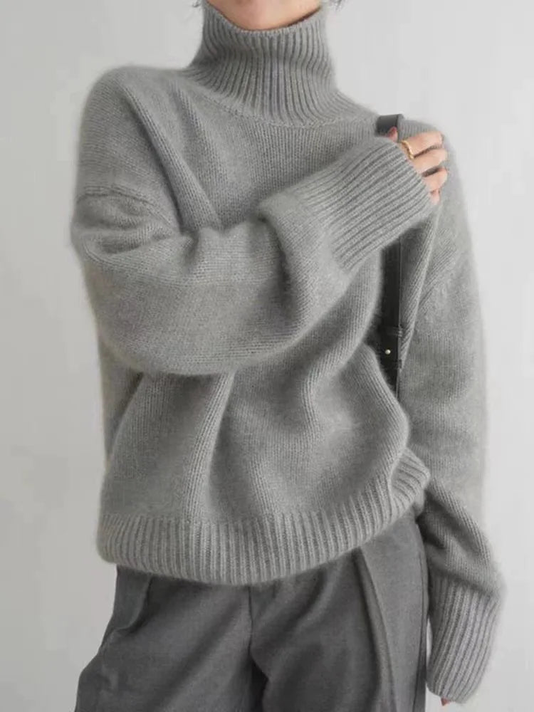 Luna - Wollrollkragenpullover