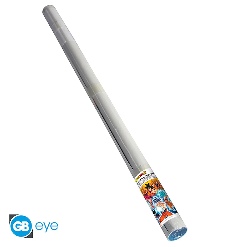 Dragon Ball Goku's Transformations Maxi Wall Poster - 61 x 91.5 cm