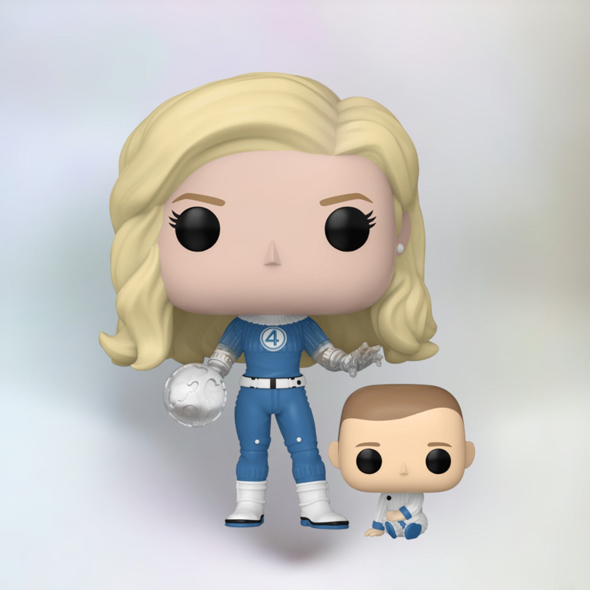 Invisible Woman & Franklin Vinyl-Wackelkopf - Funko Pop!