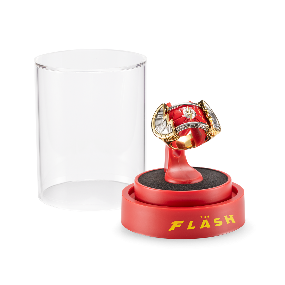 The Flash Prop Ring with Display Case - Fixed Open, US Size 10