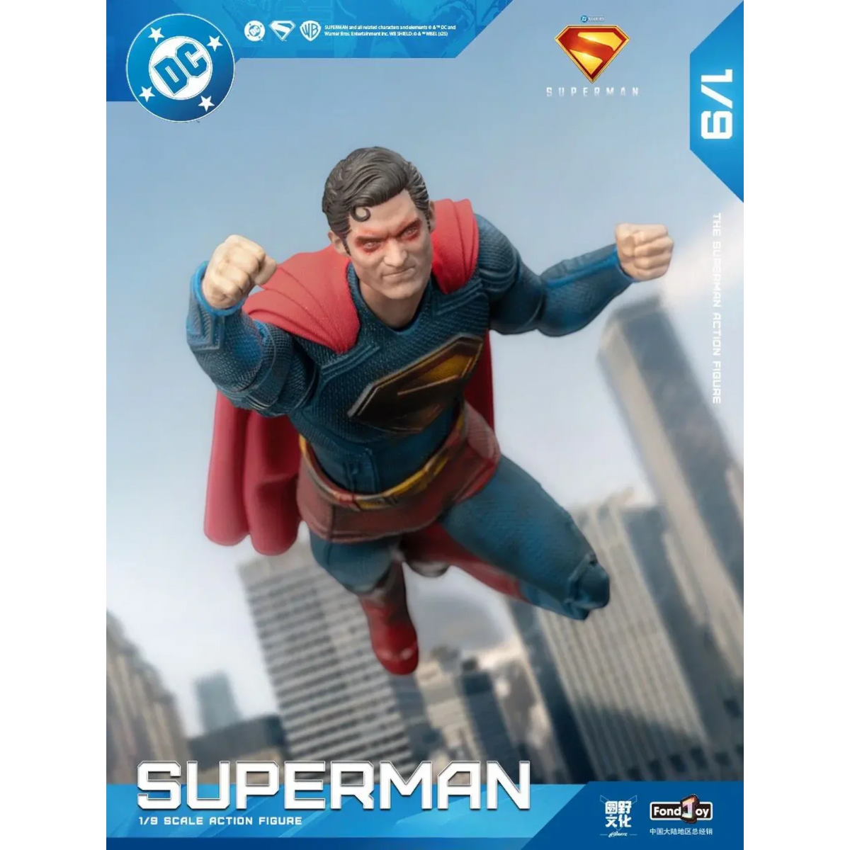 Superman Actionfigur - Battle-Damage-Edition - FondJoy
