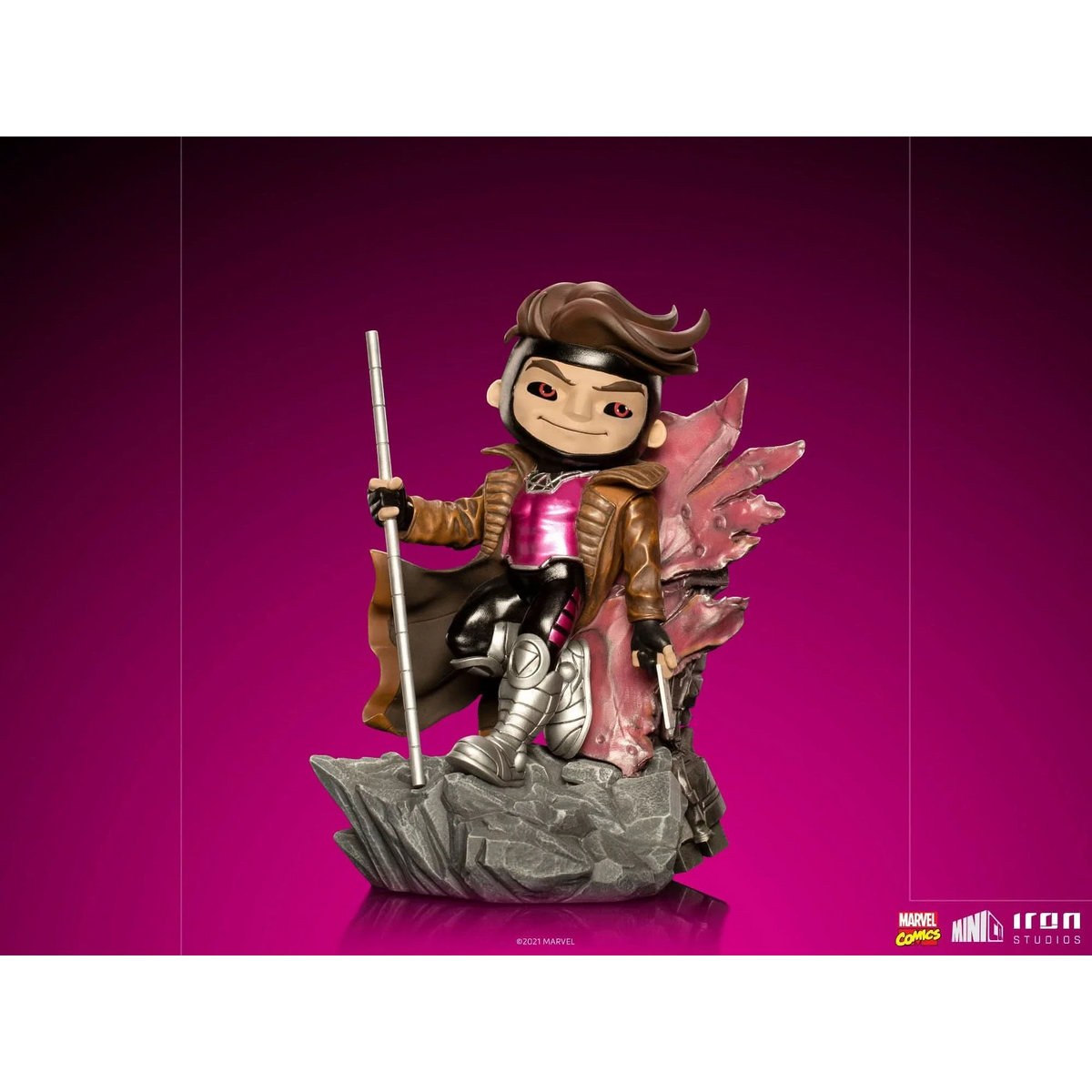 Statue MiniCo Gambit X-Men - Iron Studios