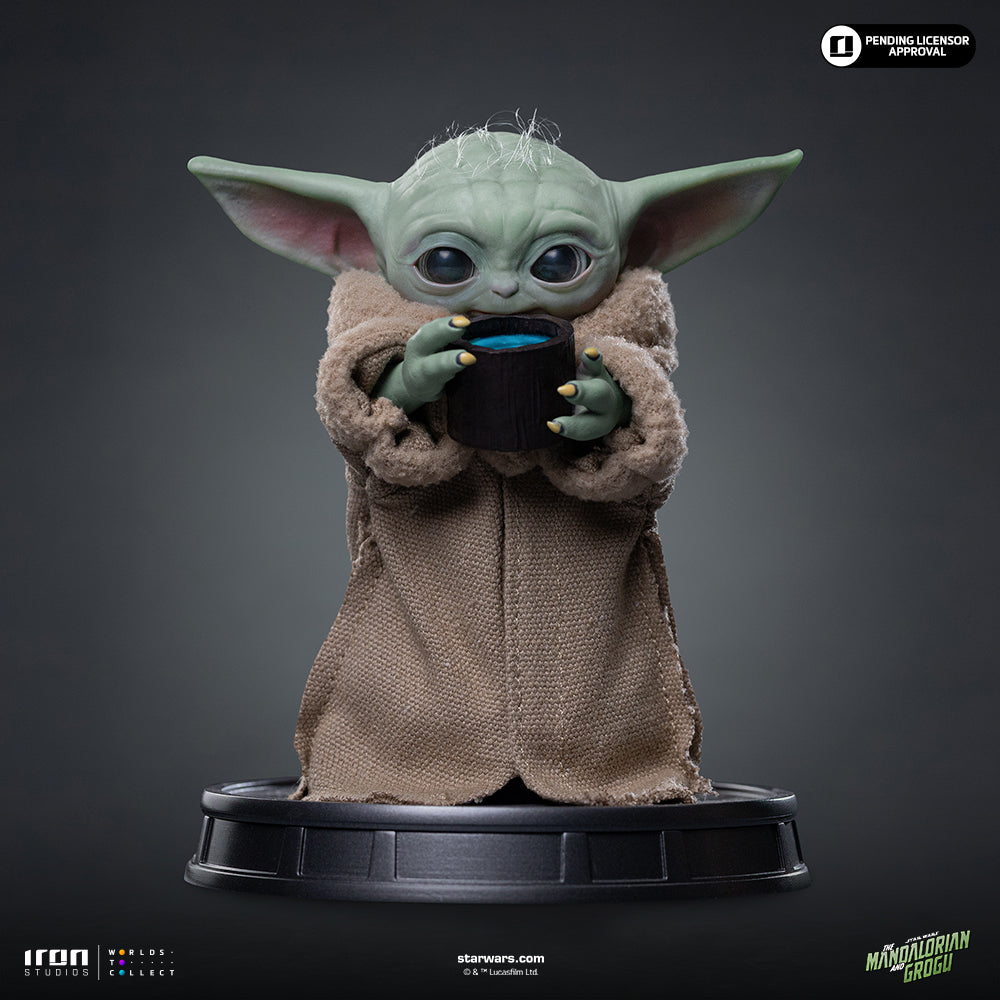 Statue de présentation Grogu Toujours affamé - Collection Mandalorian et Grogu d'Iron Studios