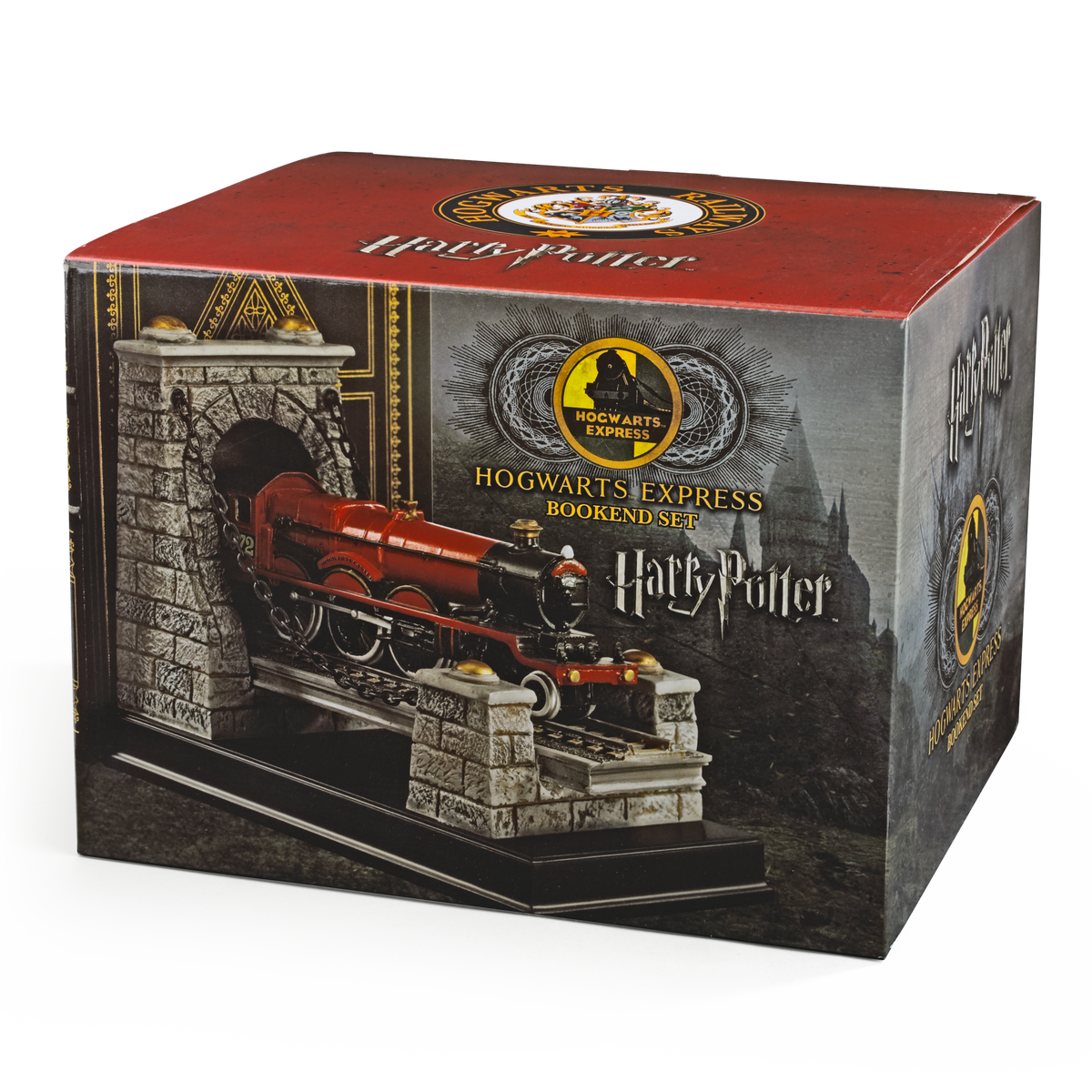 Harry Potter Hogwarts-Express-Buchstützen - handbemaltes Paar