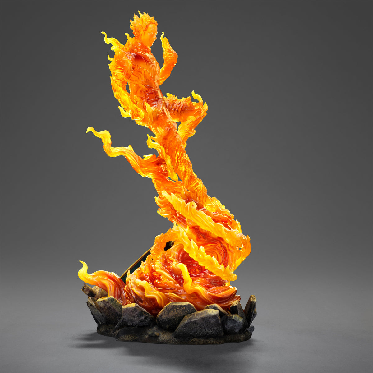 Torche humaine - Les Quatre Fantastiques : Premiers pas - Statue de présentation Art Scale 1/10