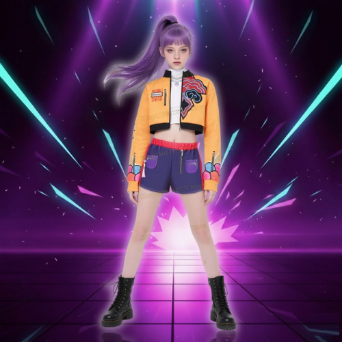Girls' K-Pop Style Fancy-Dress Costume