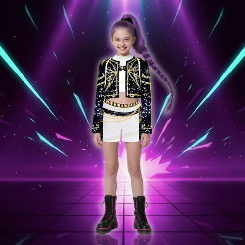 Girls' K-Pop Style Fancy-Dress Costume