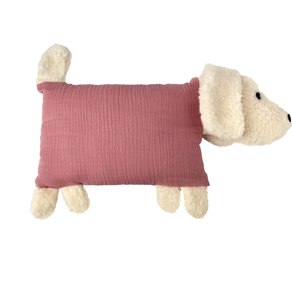 Personalised Dog Soft Toy with Organic Cotton and Merino Wool
