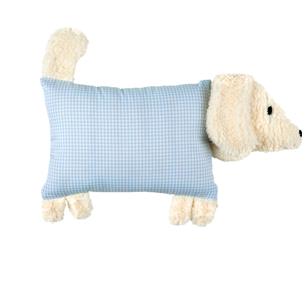 Personalised Dog Soft Toy with Organic Cotton and Merino Wool