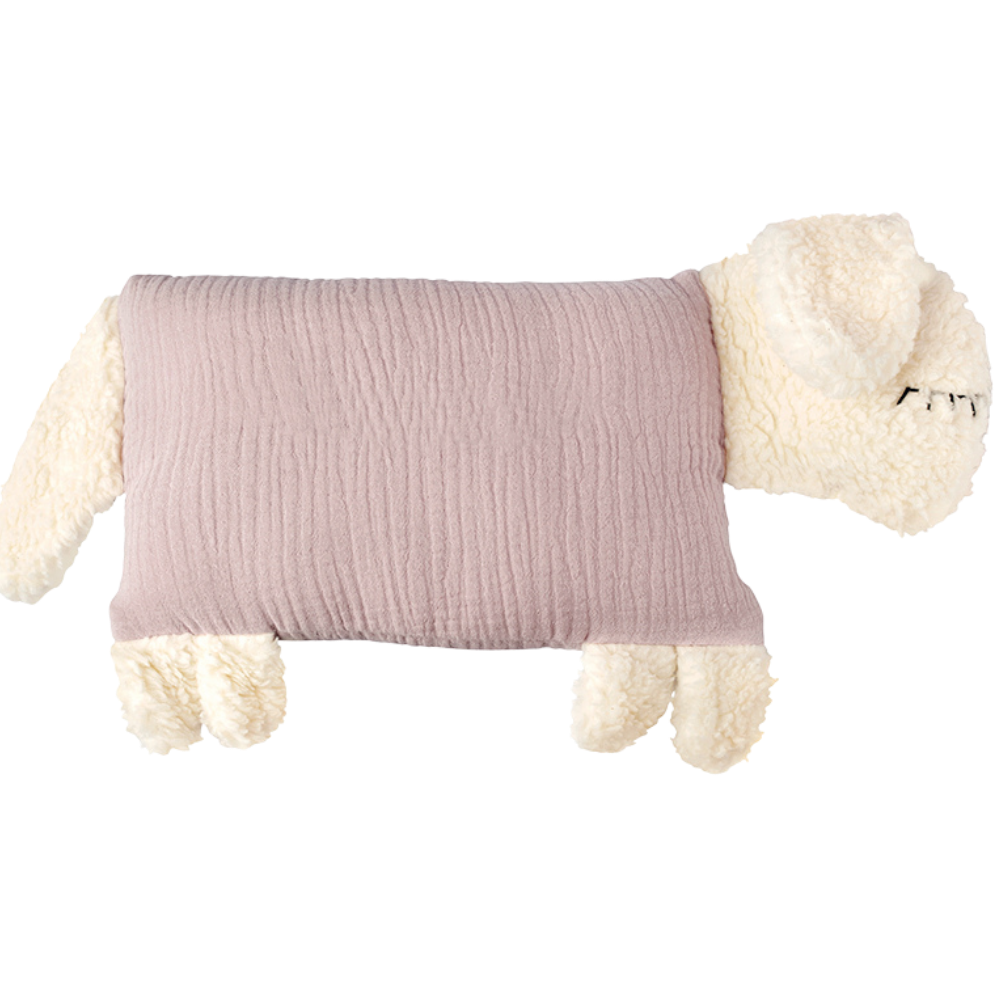 Personalised Sheep Soft Toy with Organic Cotton and Merino Wool