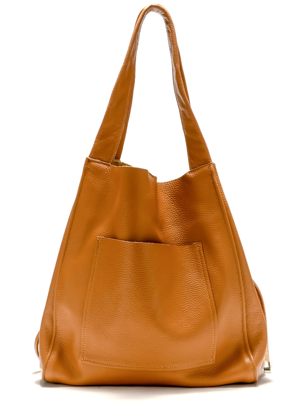 Große Boho-Leder-Tasche